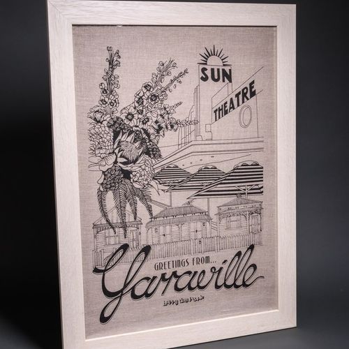 Happy Day People Yarraville Tea Towel