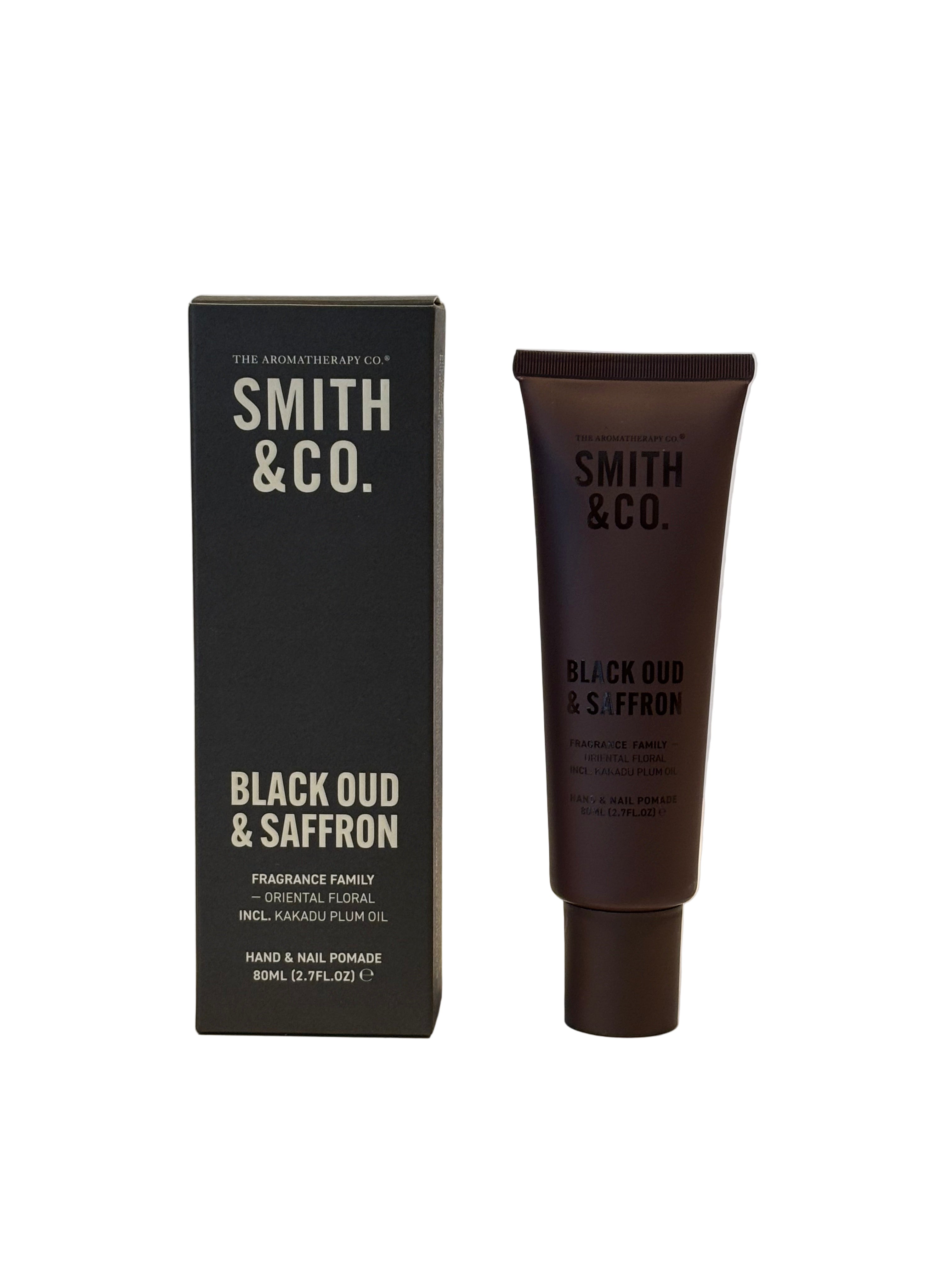Smith & Co Black Oud & Saffron Hand and Nail Pomade