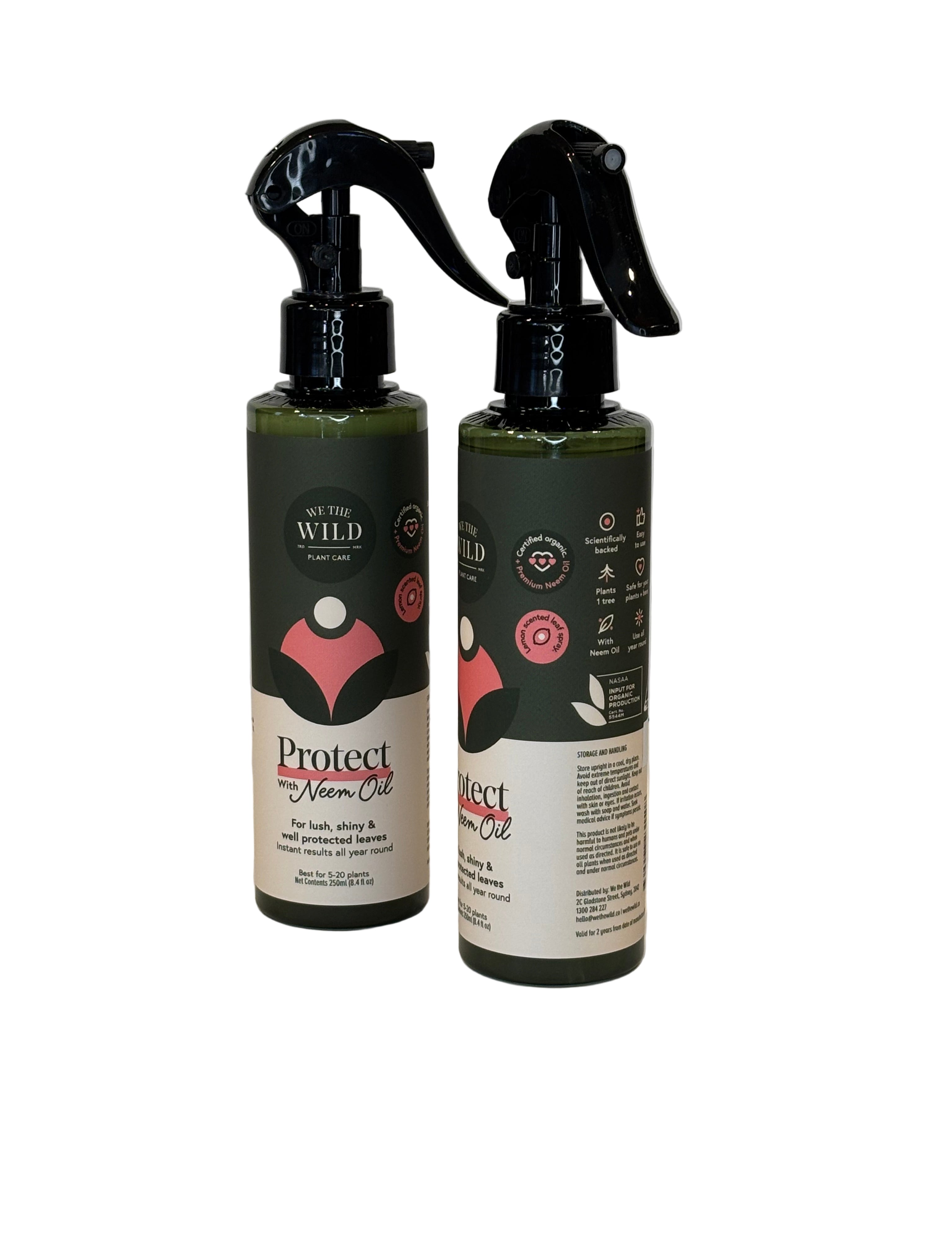 We The Wild Protect Organic Plant Spray with Neem Oil