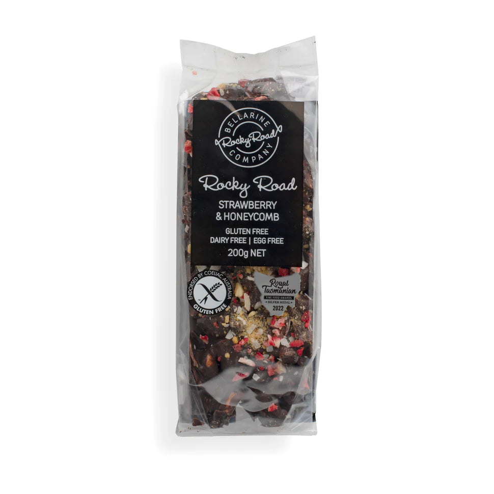 Strawberry & Honeycomb Rocky Road