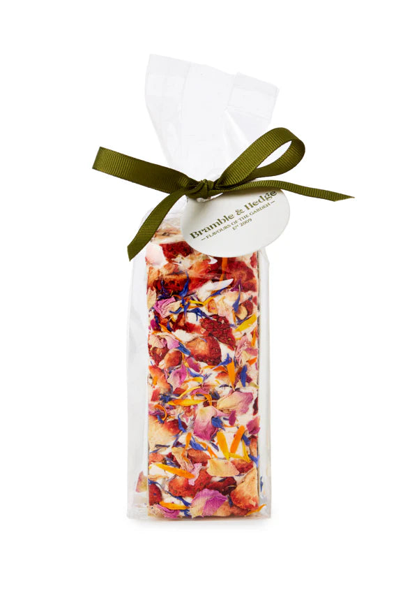Strawberry, Elderflower &amp; Belgian White Chocolate Nougat