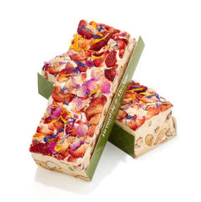 Strawberry, Elderflower &amp; Belgian White Chocolate Nougat