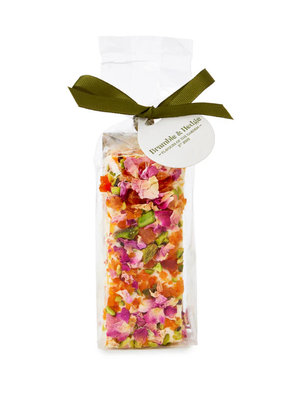 Apricot &amp; Cardamom, Pistachio Nuts, Rose Petals &amp; Belgian White Chocolate Nougat