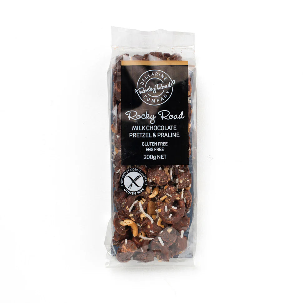 Milk Chocolate Pretzel &amp; Praline Rocky Road