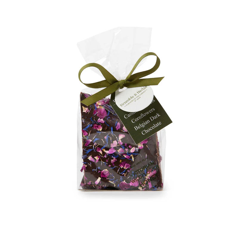 Candied Violet &amp; Cornflower Honeycomb