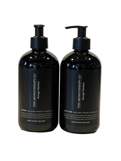 The Aromatherapy Co Golden Pear &amp; Vanilla Wash &amp; Lotion