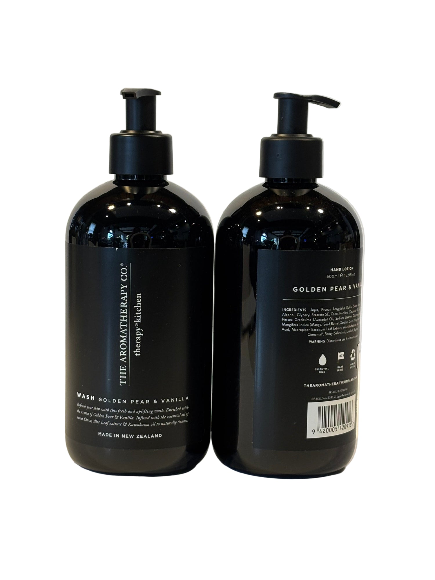 The Aromatherapy Co Golden Pear &amp; Vanilla Wash &amp; Lotion