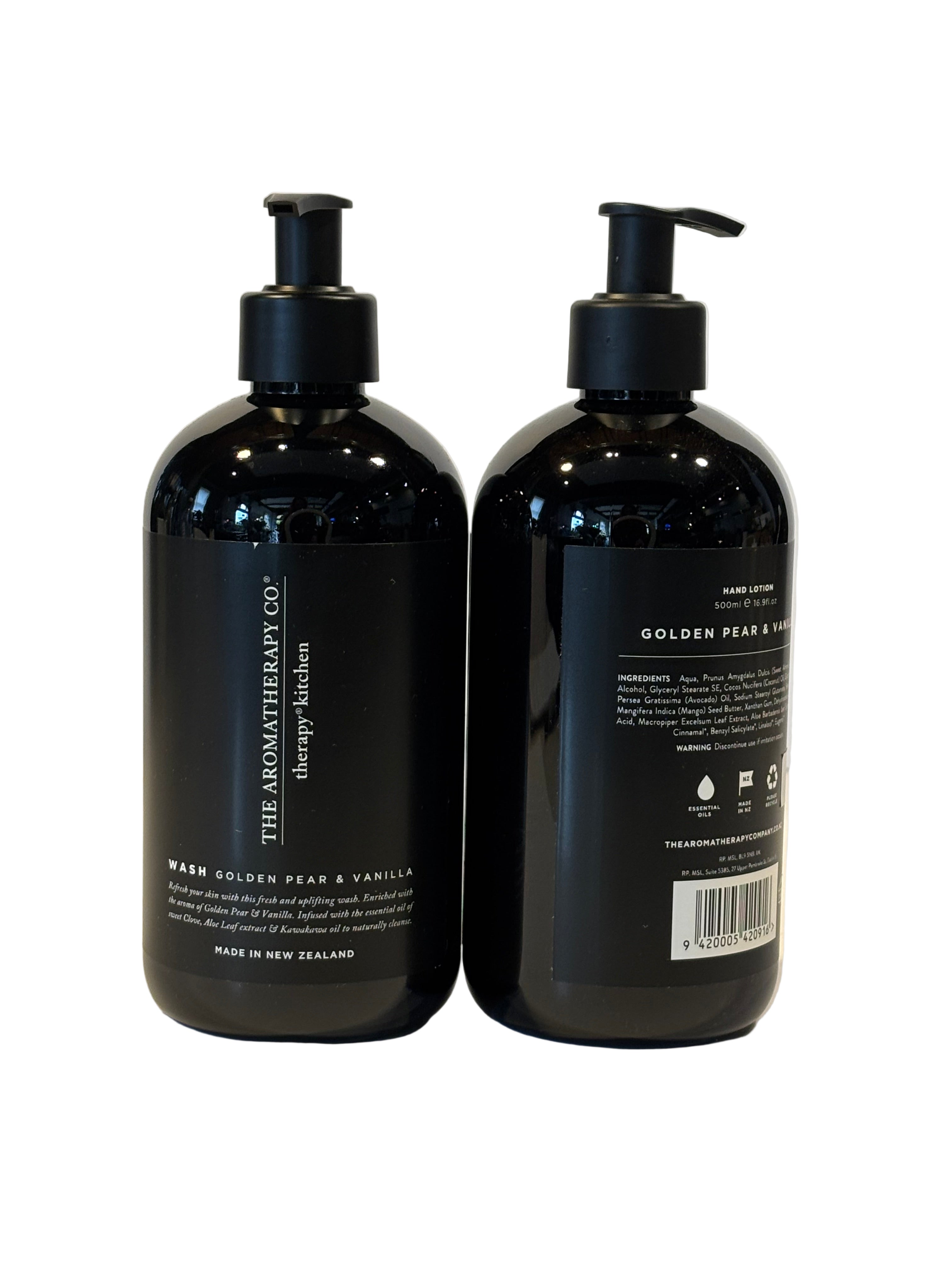 The Aromatherapy Co Golden Pear &amp; Vanilla Wash &amp; Lotion