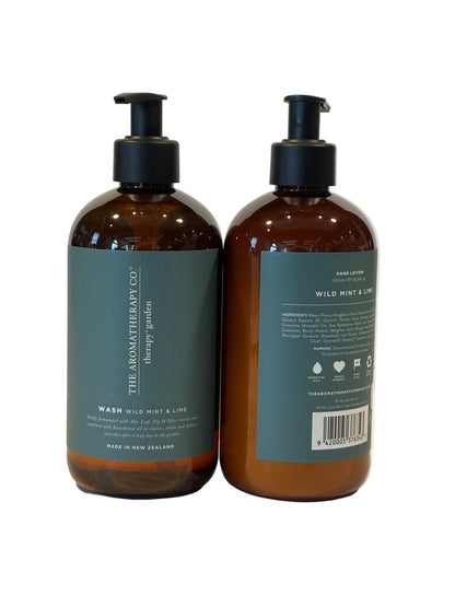 The Aromatherapy Co Wild Mint &amp; Lime Wash &amp; Lotion