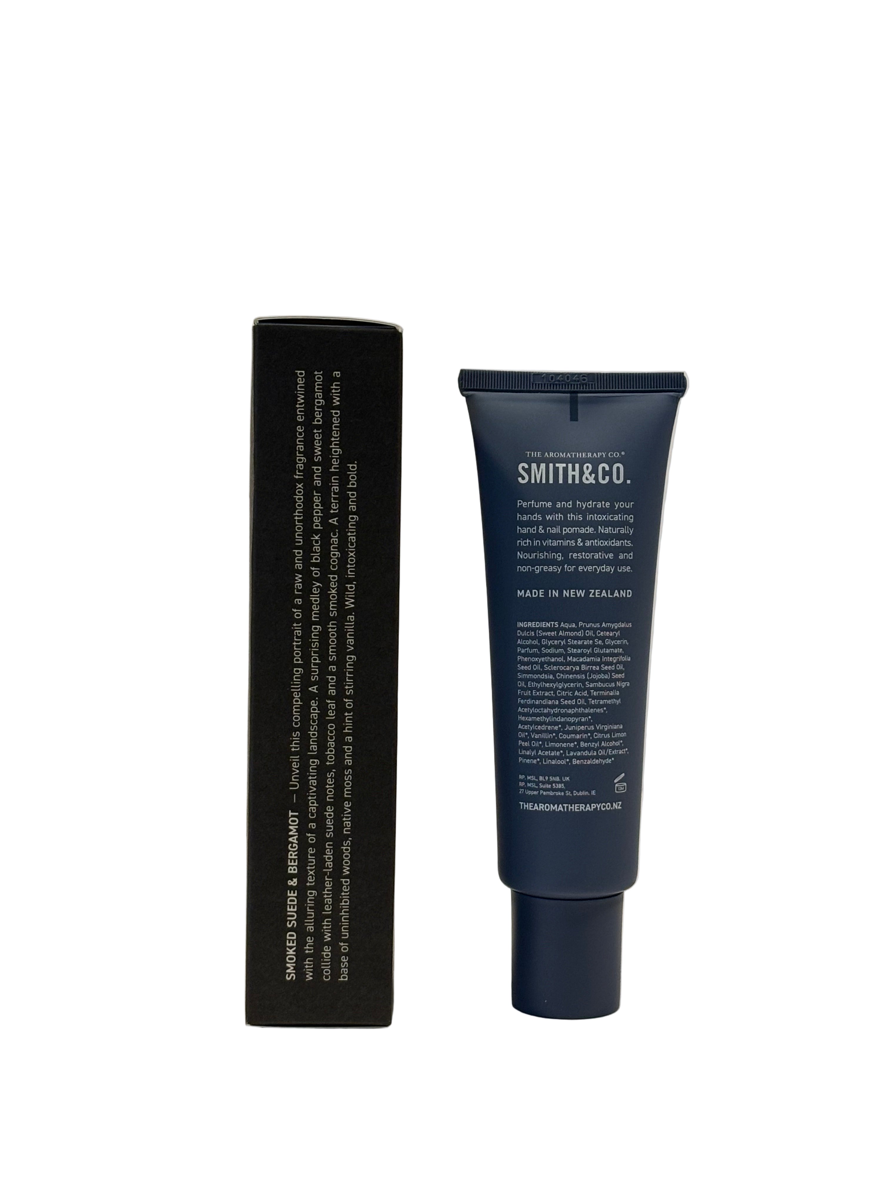 Smith &amp; Co Smoked Suede and Bergamot Hand and Nail Pomade