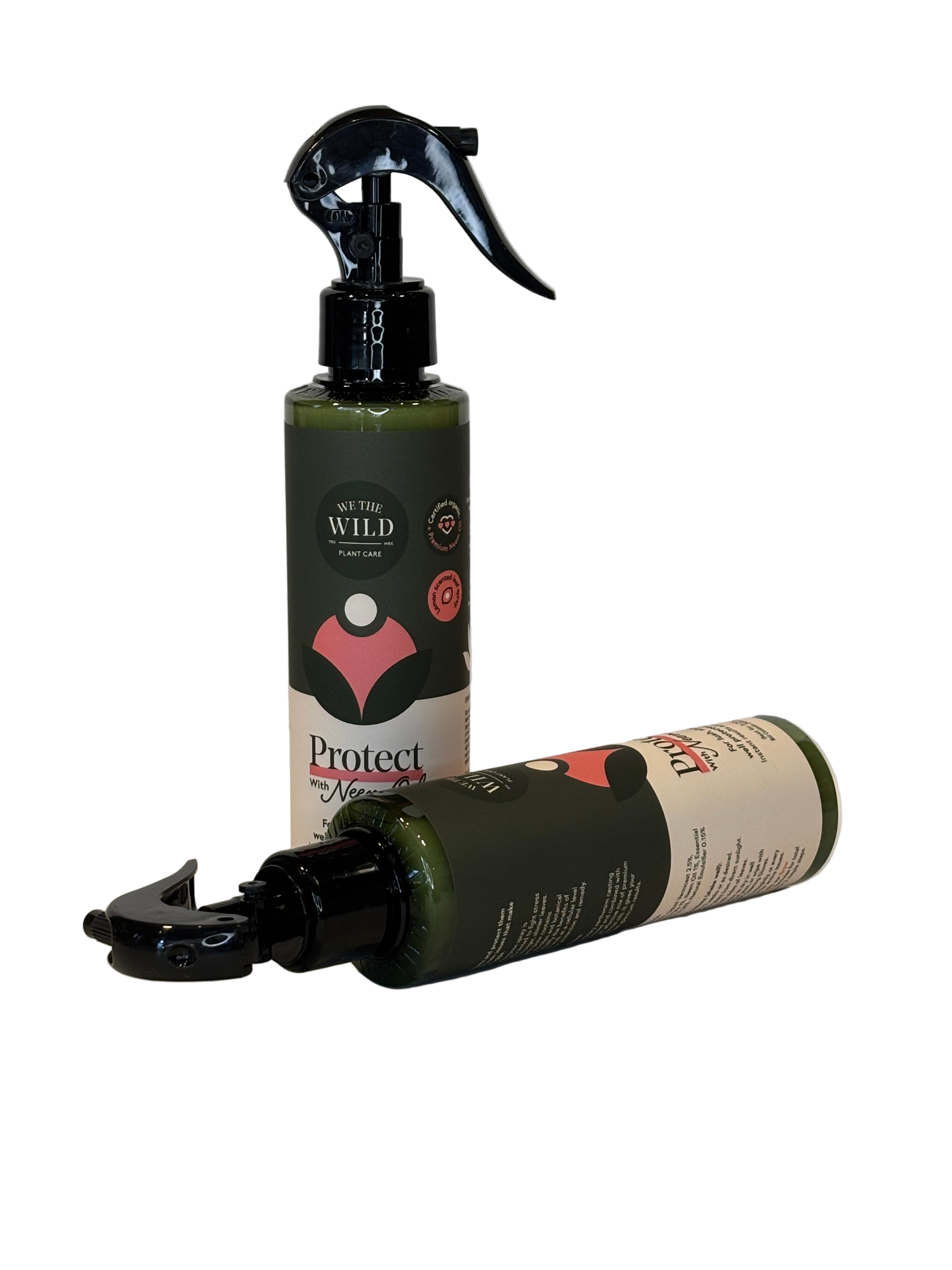 We The Wild Protect Organic Plant Spray with Neem Oil
