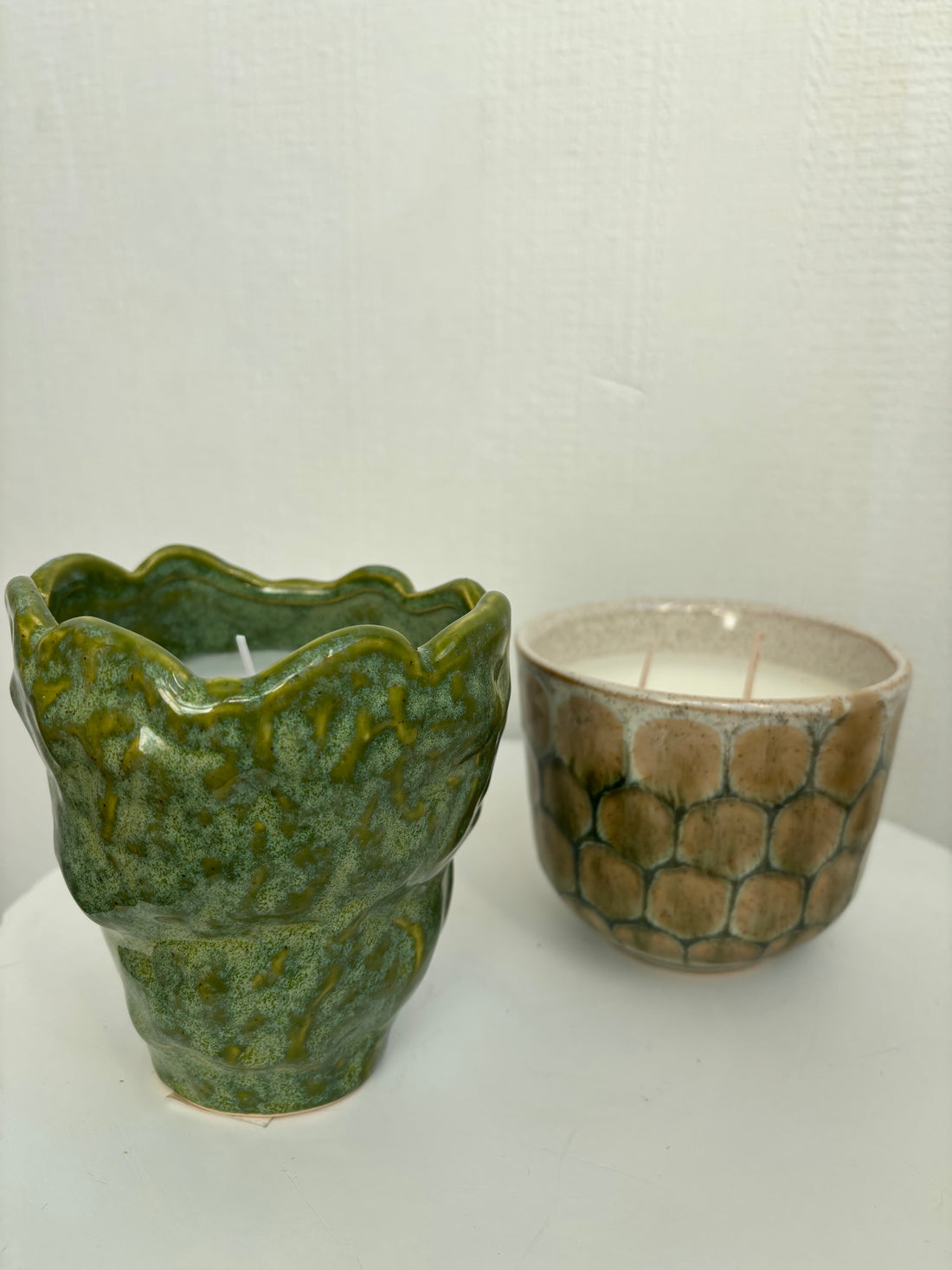 Floral interior candle