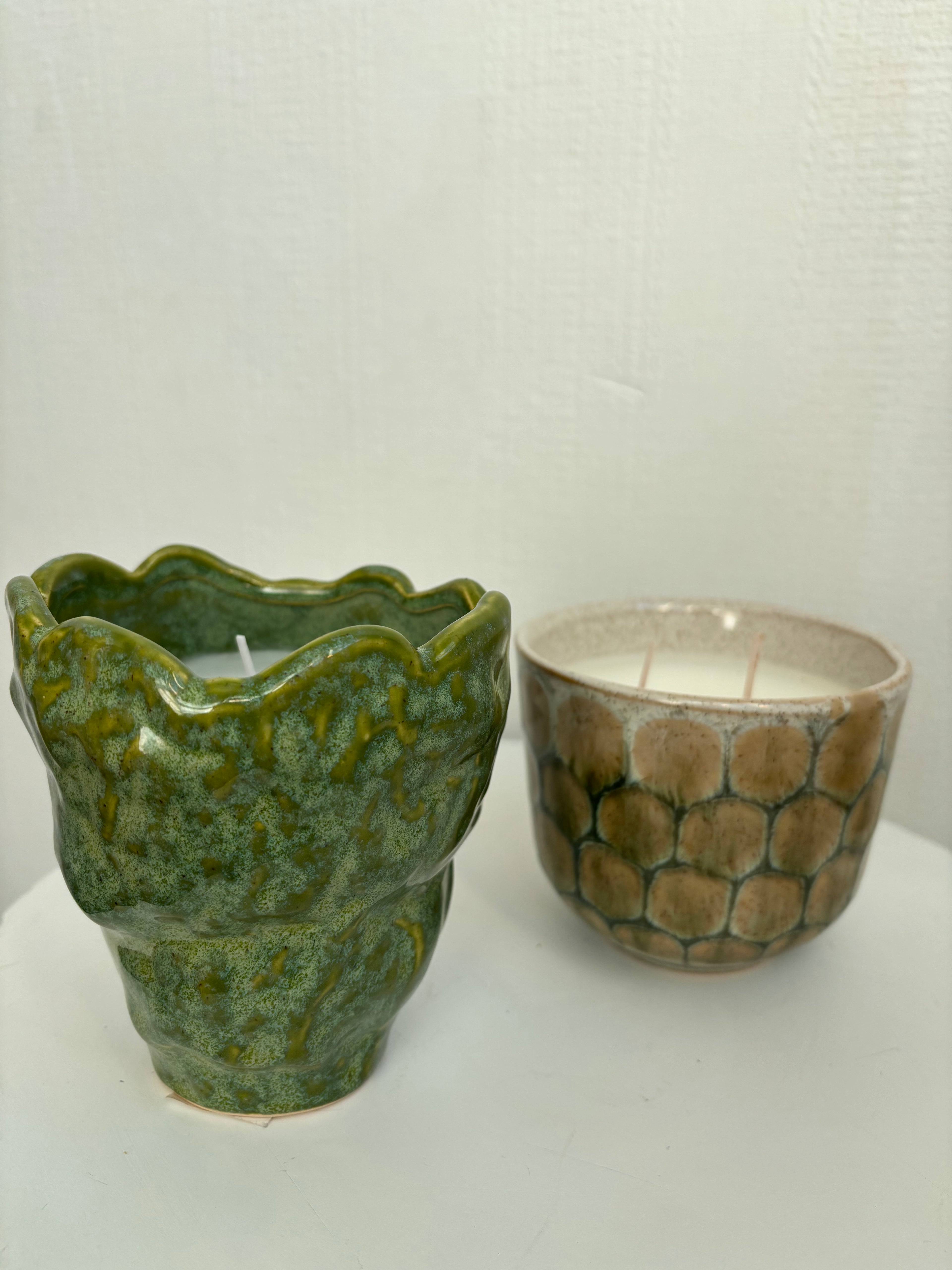 Floral interior candle