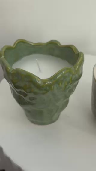 Floral interior candle